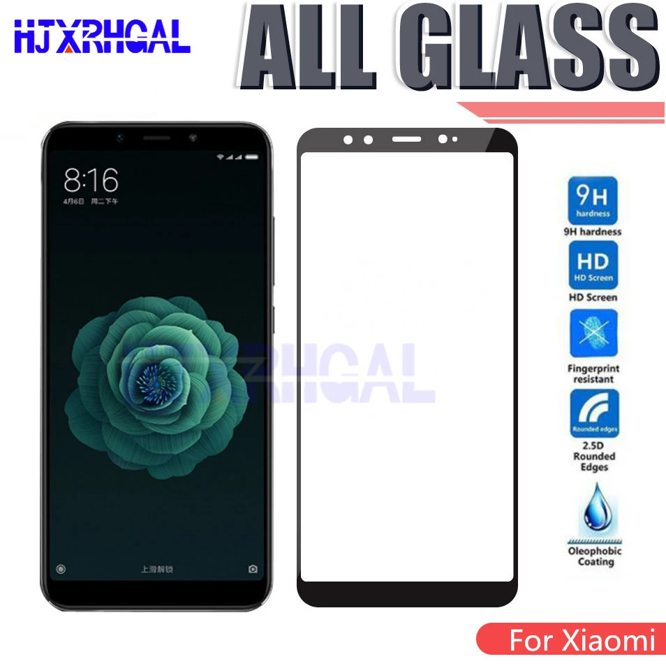 

3D Full Cover Tempered Glass For Xiaomi mi 8 SE 6 5X 6X A1 Screen Protector For mi 8 Lite mi6 mi8 Glass Protective film