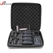 Lixada беспроводной 4+ 4 Рыбалка сигнал тревоги укуса набор 4 индикатора+ 4 с подсветкой свингер тон чувствительный к громкости для карпа рыболовные снасти