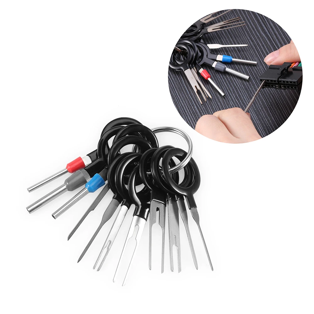 WEYHAA 11* инструмент для удаления клемм автомобильная электрическая проводка обжимной разъем контактный экстрактор комплект