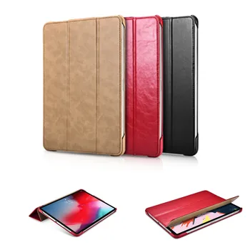 

for iPad Pro 11.0 inch 2018 iCarer Microfiber Slim Series Folio Leather Case for iPad Pro 12.9 inch 2018 PU Protective Cover