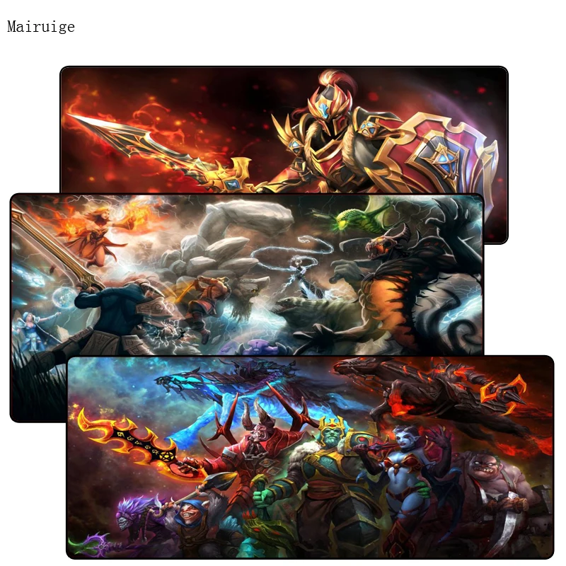 Us 491 18 Offmairuige Dota 2 Rubber Gaming Lock Edge Mouse Pad Mouse Mat Desk Mats For Gamer Large Mousepad For Tanks Of World Csgo Lol Gamer In
