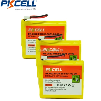 

3Packs Ni-CD AA*3 3.6V CPB-400D SAN1 PK-0022 Cordless Phone Battery For VTECH 80-5071-00-00