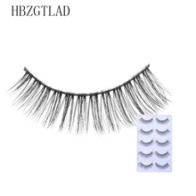 5 пар натуральные накладные ресницы толстый макияж real 3d ресницы серо-коричневого цвета Мягкая наращивания ресниц Накладные ресницы длинные ресницы серо-коричневого цвета E10