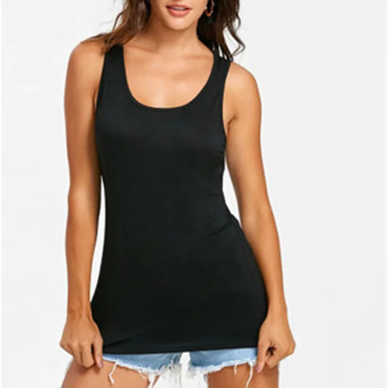 30 шт./лот 2018 Женская летняя футболка Европа и США новая без рукавов женские
