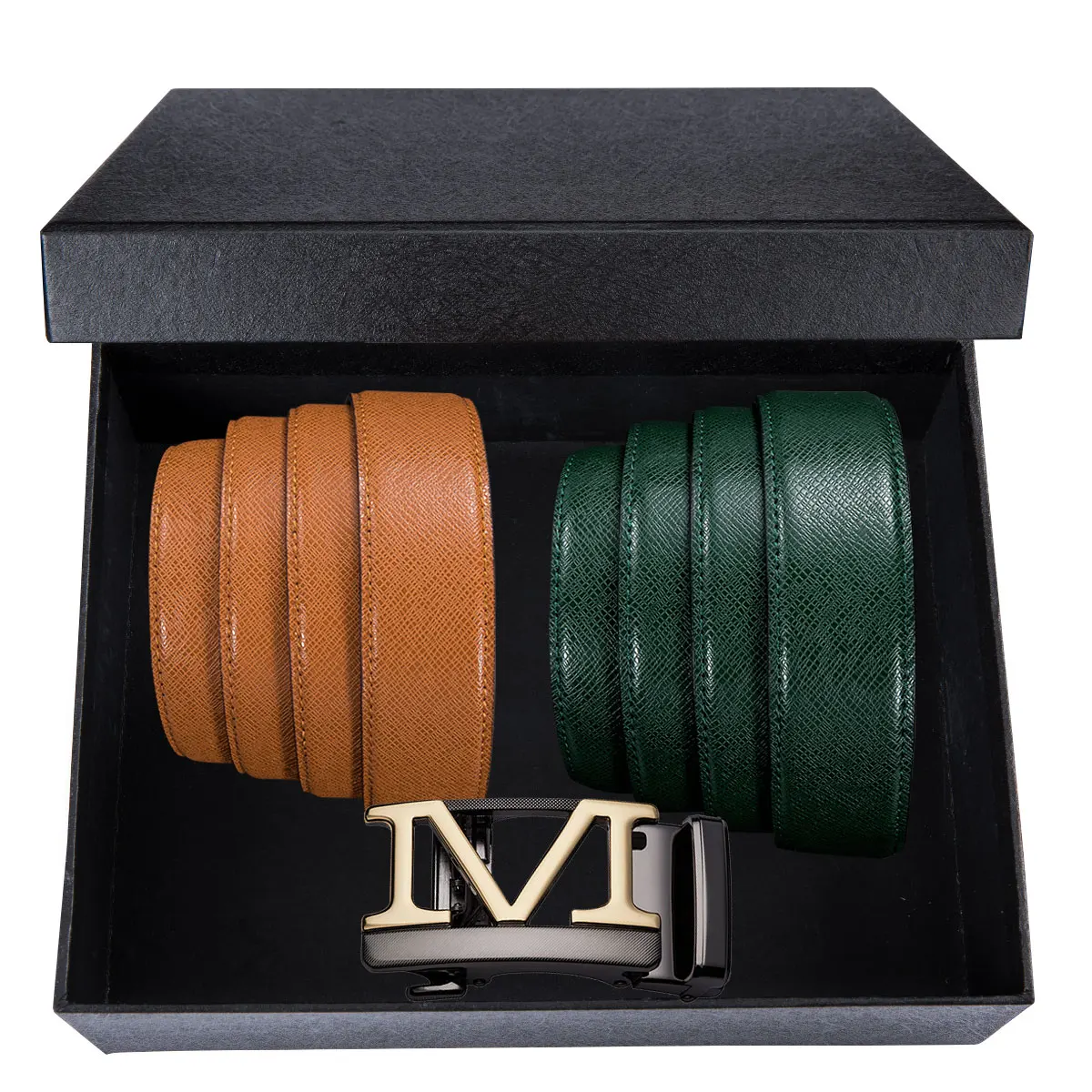 

Mens Designer Belts Men High Quality Automatic Buckle Genuine Leather Belts for Men Male Brown Green Belts Fashion Luxury Strap
