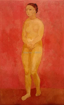 

nude abstract painting mural prints Artist Masterpiece nude with joined hands single Panel home decoration art