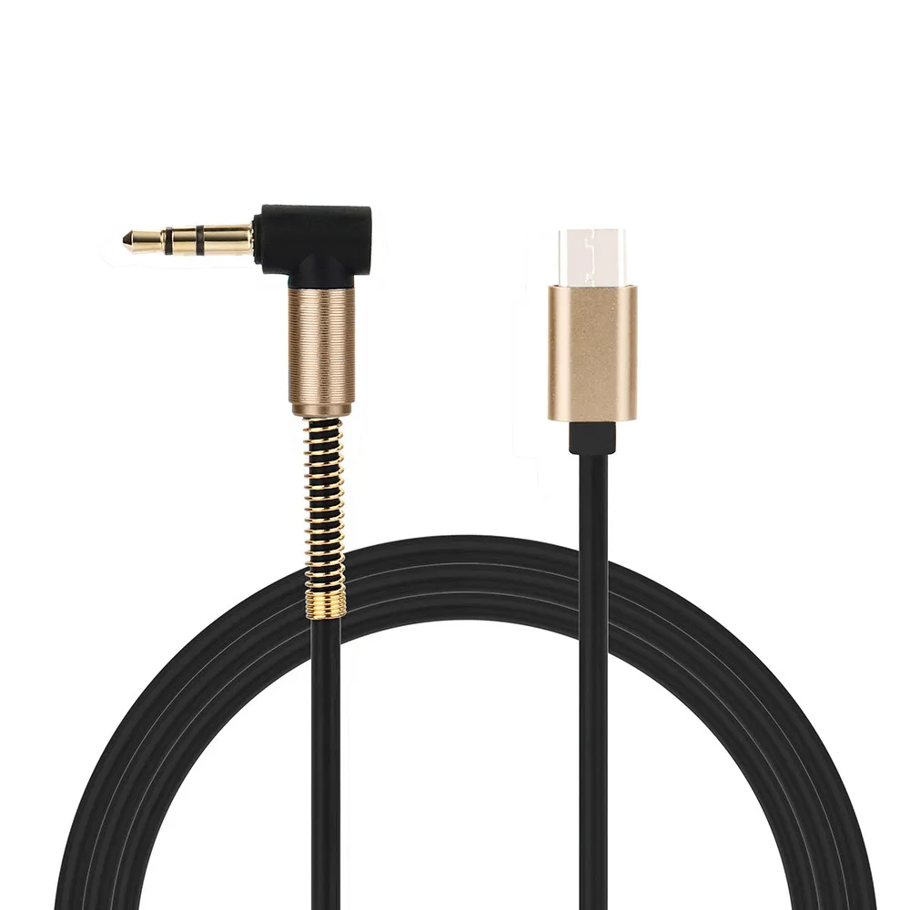 

Free Shipping Black Color USB-C Type C Male To Male 3.5mm Car AUX Cable For Google Pixel/XL Leeco Le Max 2/Pro 3