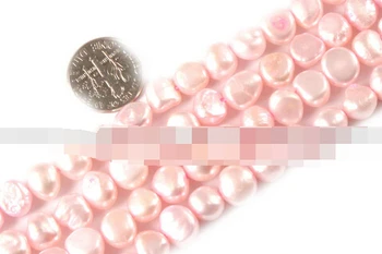 

Miss00218 7-8mm Freeform Rose Cultured Pearl Jewelry Making Beads Craft Strand 15" 5pc