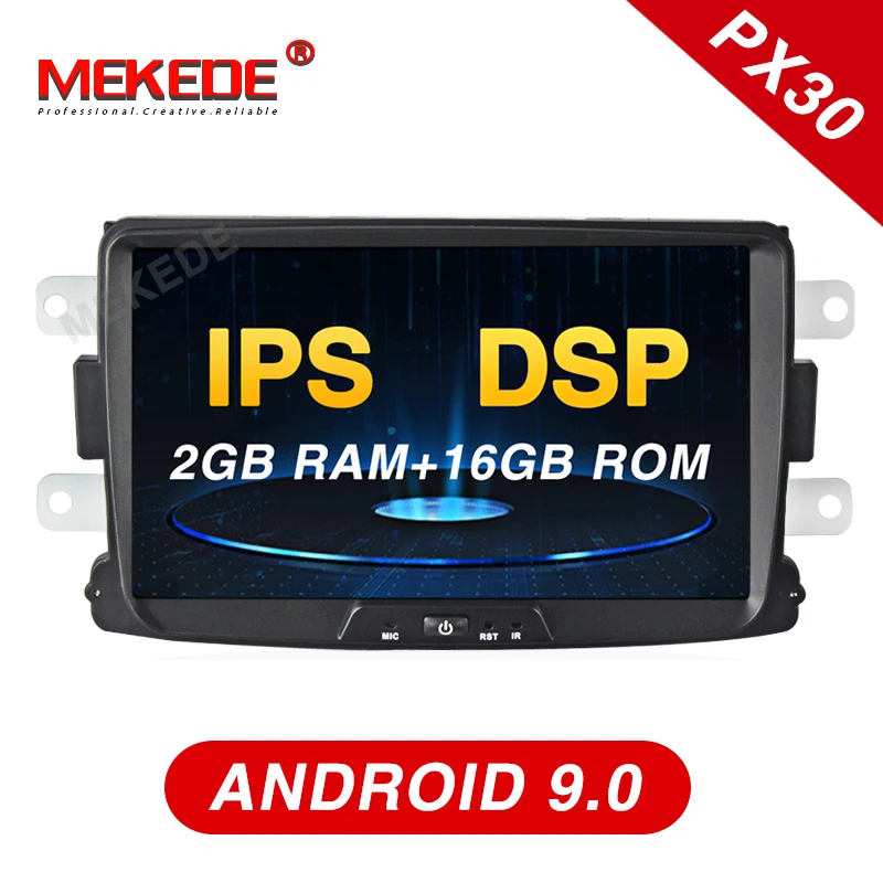 Flash Deal Mekede Android 9.0 Car DVD Player radio GPS Navi for Lada Xray 2/ RENAULT Dacia/Duster/Logan/Sandero Audio Stereo Head Unit 0