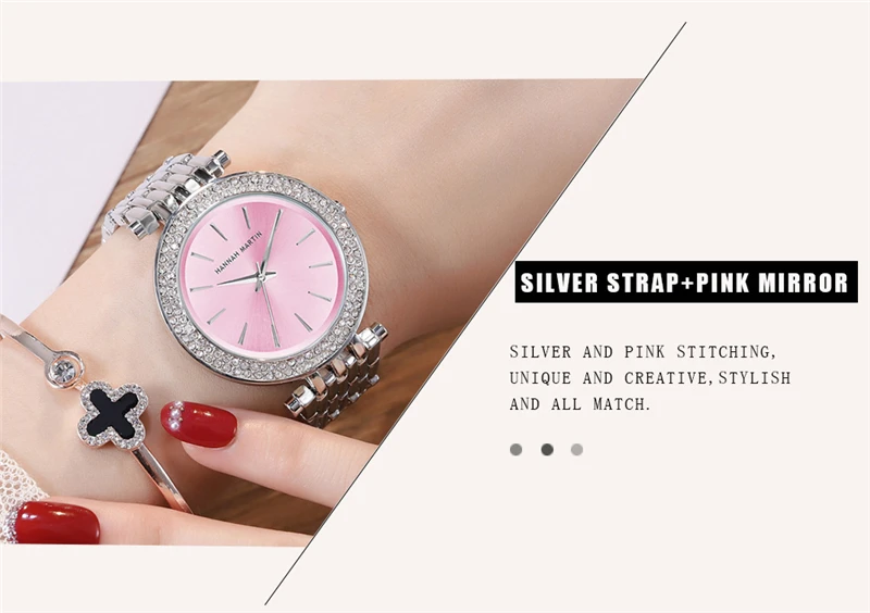 Женские наручные часы Топ люксовый бренд серебро сталь для женщин браслет часы Мода Стразы Алмаз женские часы Relogio Feminino