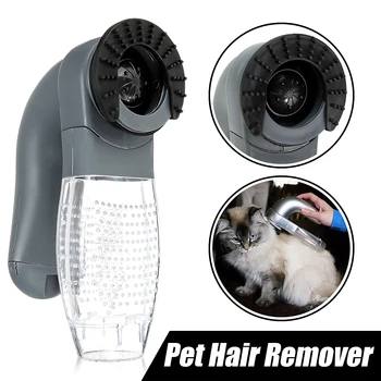 

Cordless Electric Pet Hair Remover Tool Pet Hair Vacuum Cleaner Remover Shedding Trimming Grooming Brush Comb for Dogs Cats