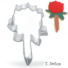 Роза цветок металла печенья резак мусс кольцо gateau reposteria кондитерское тесто для бисквитов украшение для свадебного торта украшения для кексов