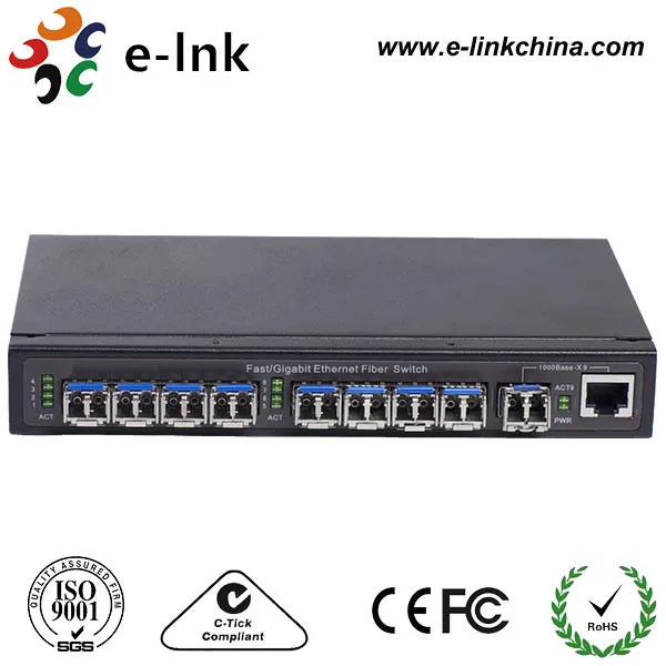 

1000M 8 Port unmanged SFP Fiber Switch