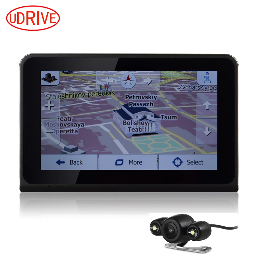 

Udricare 7 inch GPS WiFi Android Car Truck GPS Navigation DVR Video Recorder Rear View Camera Allwinner Quad Core 16G GPS