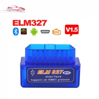 Считыватель кодов автомобилей V1.5 Super MINI ELM327 Bluetooth ELM 327 версия 1,5 OBD2 / OBDII для Android Считыватель кодов автомобилей V1.5 Super MINI ELM327 Bluetooth ELM 327 версия 1,5 OBD2 / OBDII для Android