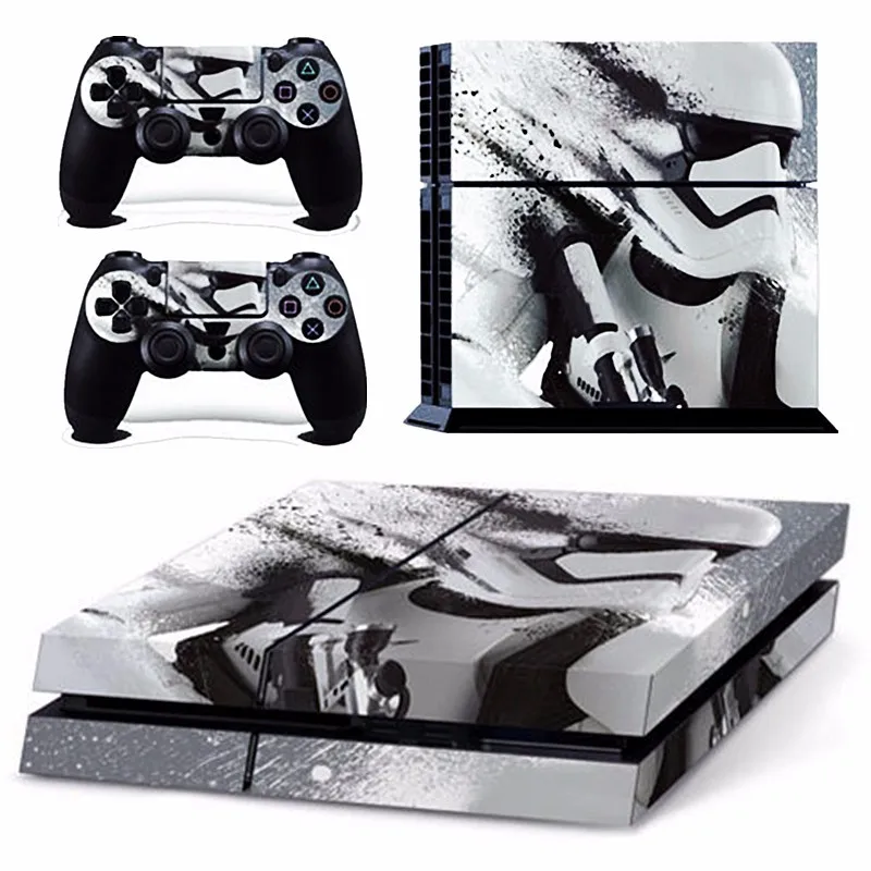 

100% Brand New Stylish Robot Skin Stickers For PS4 Console + 2 Controller Protector Skin Console Skin Great Gift Choice