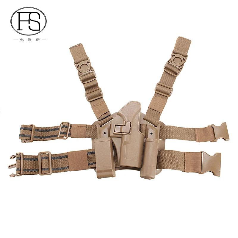 

Glcok Pistol Leg Holster Tactical Glock Hunting Shooting Handgun Thigh Holster For Glock 17 19 22 23 31 32