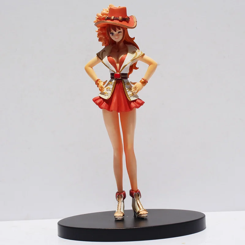 Huong аниме одна штука 17 см Nami сексуальная фигура Grandline Lady 15th Anniversary ПВХ фигурка