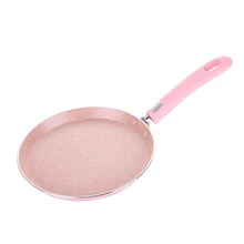6 8 10 дюймов розовый цвет общего использования керамический каменный слой сковорода антипригарная сковорода для омлета Al-Mn СПЛАВ НИЖНЯЯ посуда для варки