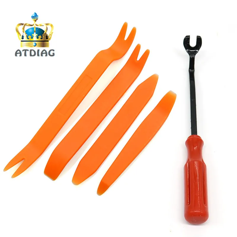 Newest 4pcs car door pannel +cleaner tool Car Door Panel Remover