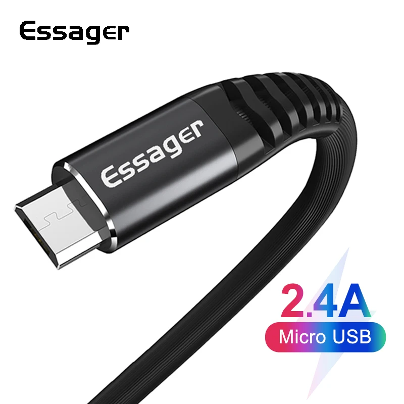 

Essager Micro USB Cable For Xiaomi Redmi note 5 Fast Charging Data Cable Android Mobile Phone Charger Wire Cord Microusb Cable