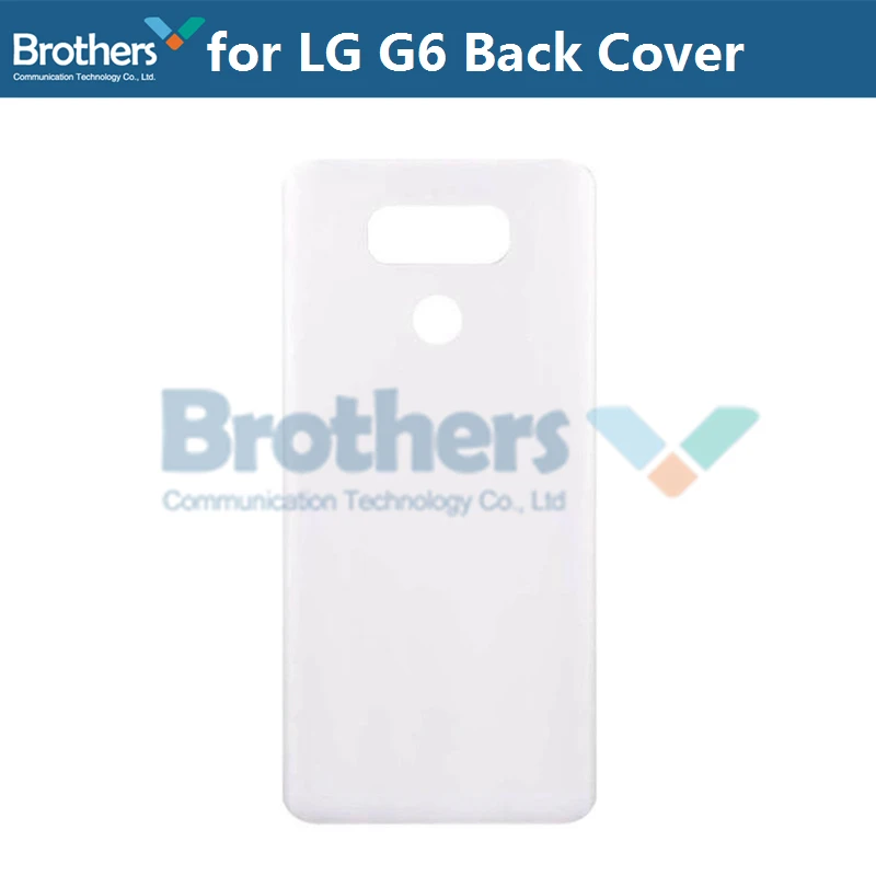 Back Cover for LG G6 Battery Housing with Fingerprint Flex Cable + Camera Lens Circle for LG G6 H870 Battery Door Replacement  (3)