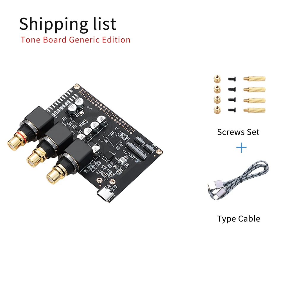 Khadas Tone Board ES9038Q2M USB DAC Hi-Res аудио макетная плата с XMOS XU208-128-QF48 - Комплект: Комплект 2