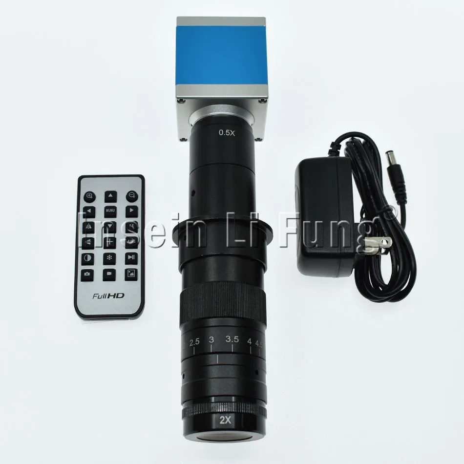 Цифровой видеомикроскоп HD 16MP 1080P HDMI USB камера + 130X 180X 300X 400X 600X регулируемое