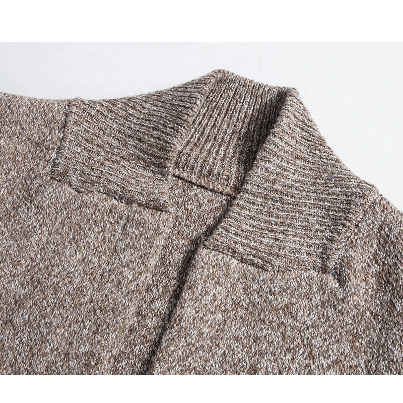 Весна и осень новая мода долгосрочные основной пуш-ап в длинный плащ мужской свитер пальто-мантия