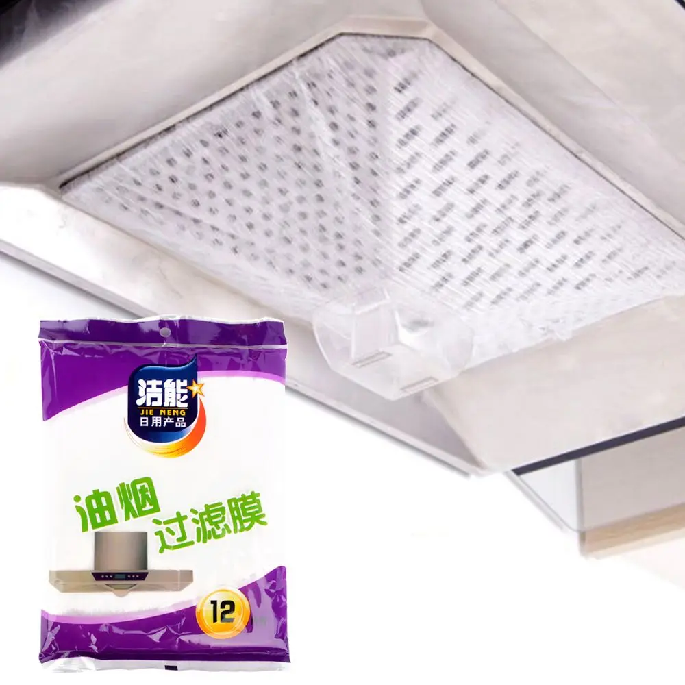 

12x Universal Cooker Hood Extractor Fan Grease Paper Carbon Filter Kitchen Tools Fume filter membrane 40 x 38 cm