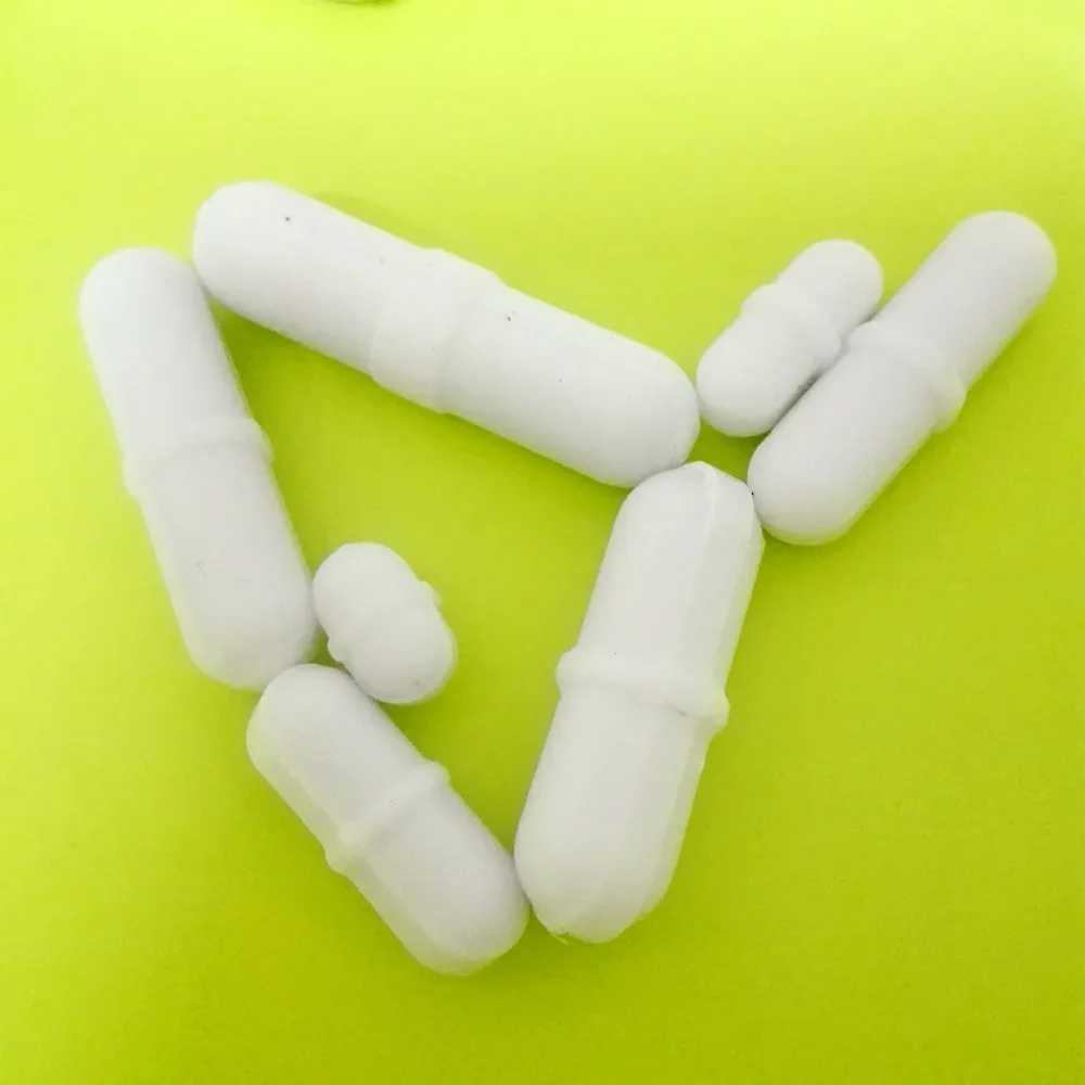 14pcs ,New Magnetic Stirrer Mixer Stir Bars White Color , Diffent Size,
