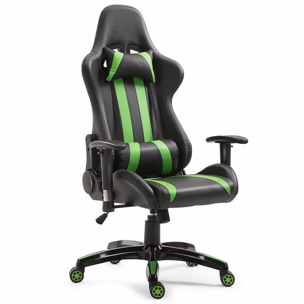  Giantex Racing Style High Back Gaming Chair Reclining Chair Office Computer Office Furniture HW5941
