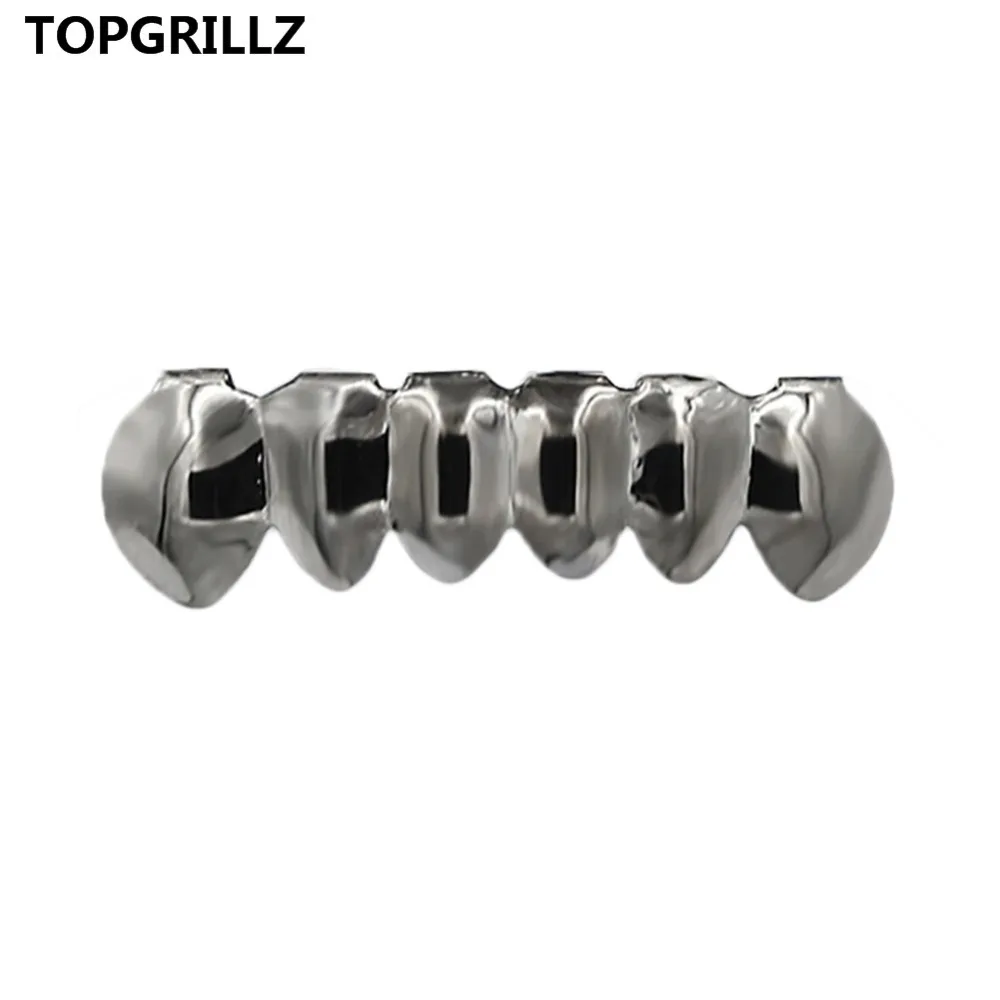 TOPGRILLZ 8 зубьев розовое золото верхняя и нижняя декоративные коронки сверкающие