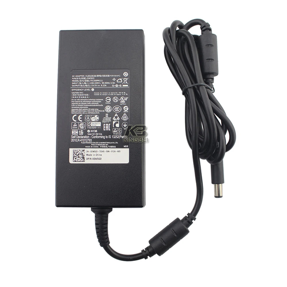 180 Вт AC адаптер для ноутбука зарядное устройство Dell Alienware 15 17 R2 R3 R4 X51 R1 DA130PM130 TW1P0