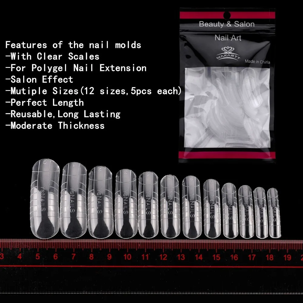 Extensão do Unha Técnico de Unhas Kit de Gel Makartt Poli Construtor Realce Tudo-em-um Cristal Francês Builder Kit 11 Peças Gel 22 High Quality Beleza e saúde