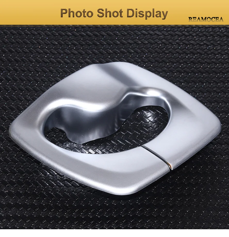 Reamocea Silver Chrome Car B Pillar Seat Safty Belt Decoration Cover Trim For BMW 5 Series F10 2011 2012 2013 2014 2015 (12)