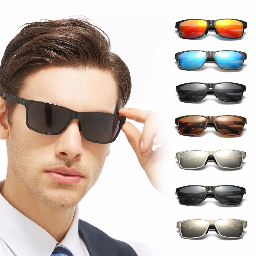 Велосипедные очки алюминиевая оправа Красочные поляризованные UV400 Защитные очки солнцезащитные очки для мужчин горячая распродажа