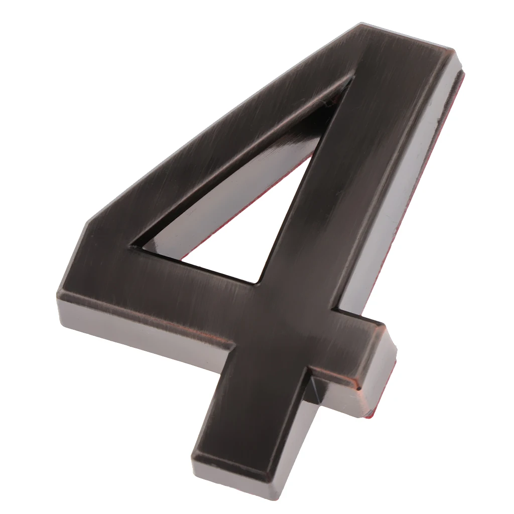 Self-adhesive House Address Digits Numbers Sign Stickers for Mailbox Apartment Hotel Door Address Number Sign