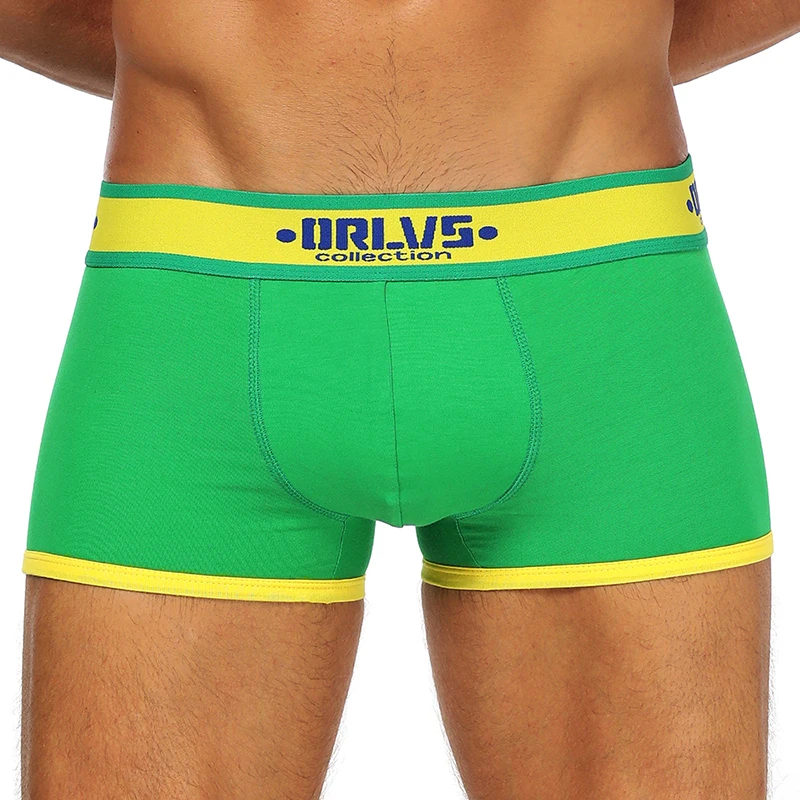 ORLVS 2019 боксеры мужское нижнее белье 4 шт./лот Masculina Calzoncillos Homme Cuecas мужские трусы