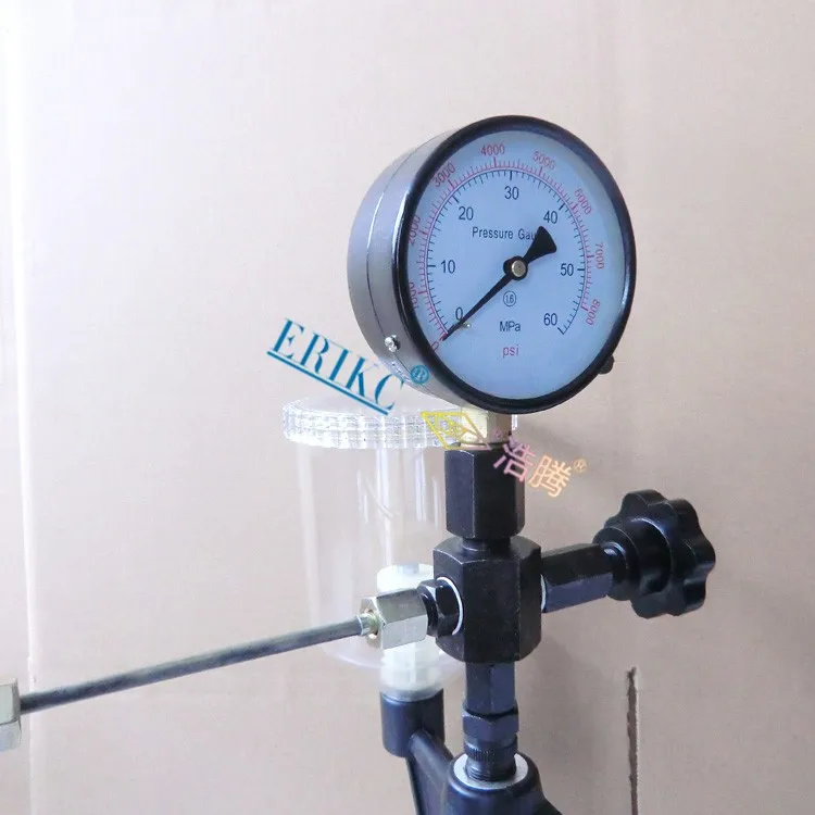 ERIKC Бесплатная доставка инжектор топлива сопла давление отрегулировать тесты er и S60H Высокая точность система инжектора тестер прямого