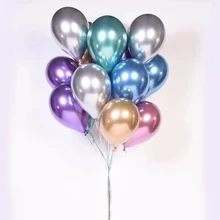 Новые 10 шт. 1" 3,5 г Металлические латексные воздушные гелиевые Свадебный шар украшения для дня рождения Детские игрушки Globos игрушки