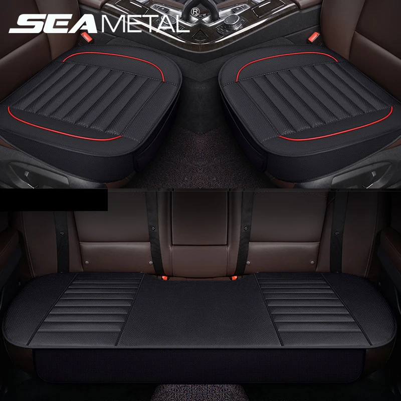 

Automobiles Seat Cover Interior Auto Accessories PU Leather Car Seat Cover Four Seasons Universal Protector Seats Cushion Sets