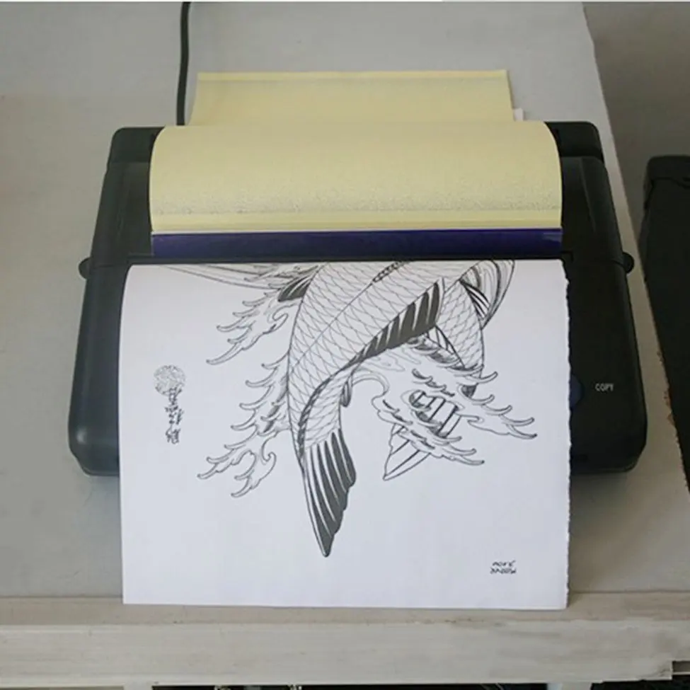

5PcTattoo Transfer Machine Printer Drawing Thermal Stencil Maker Copier for Tattoo Transfer Paper Supply permanet makeup machine