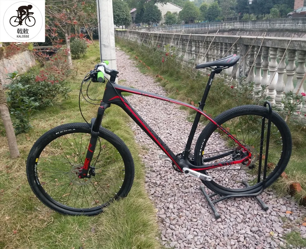 Clearance Kalosse 6 bearings 29*19/17/21 inch  frame  Hydraulic brakes   30S 29er  mountain bike carbon ,  carbon fiber bike 2