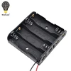 New Plastic Standard Size 4 AA Battery Case Holder Box For 4pcs Size AA Batteries With Wire Leads ► Photo 3/4