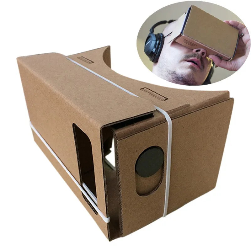 6 inch DIY Google Cardboard 3D font b VR b font Virtual Reality font b Glasses