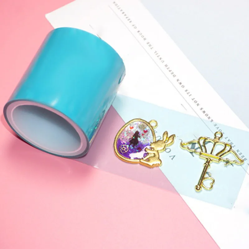 

Blue Paper Tapes 1 Roll Seamless For Jewelry Metal Frame Hollow Epoxy UV Resin Craft 5M Durable Practical Useuful