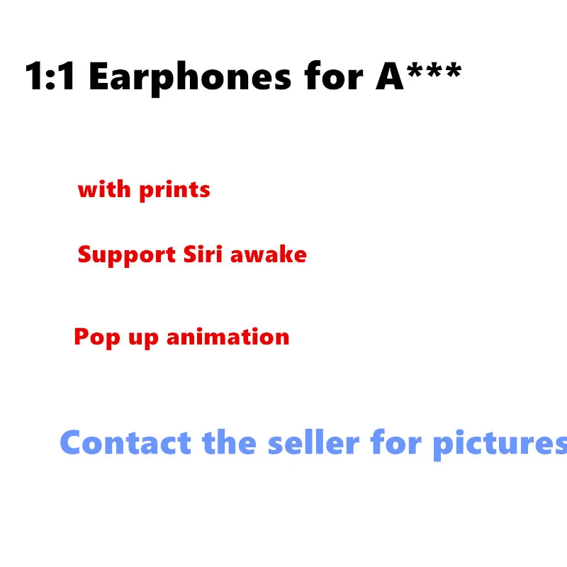 

Best 1:1 Earphone for Air ear pods with pop up Brand Wireless Bluetooth Earphones Double Earpieces for Iphone Huawei Xiaomi
