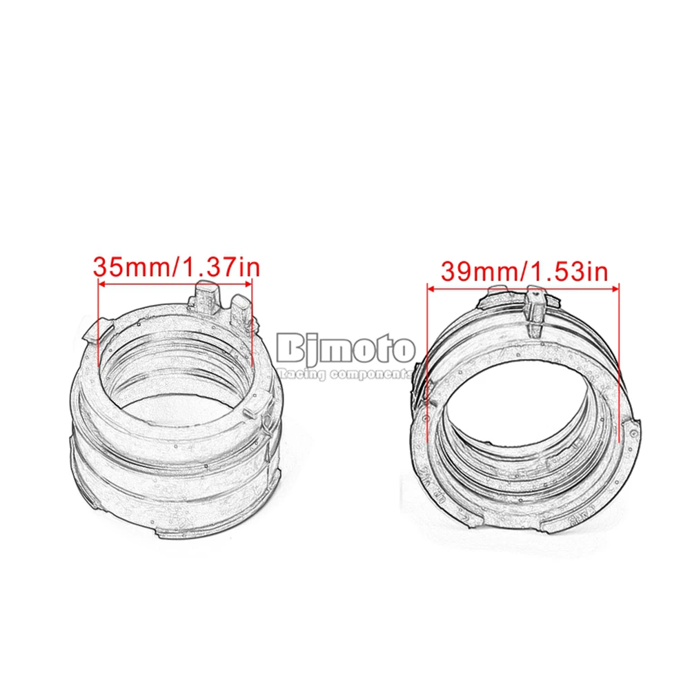 Мотоцикл карбюраторный адаптер впускной трубы для Honda CBR400 NC23 1987-1989 CBR 400 NC29 1990-1994 CB-1 CB 400F 1989-1991