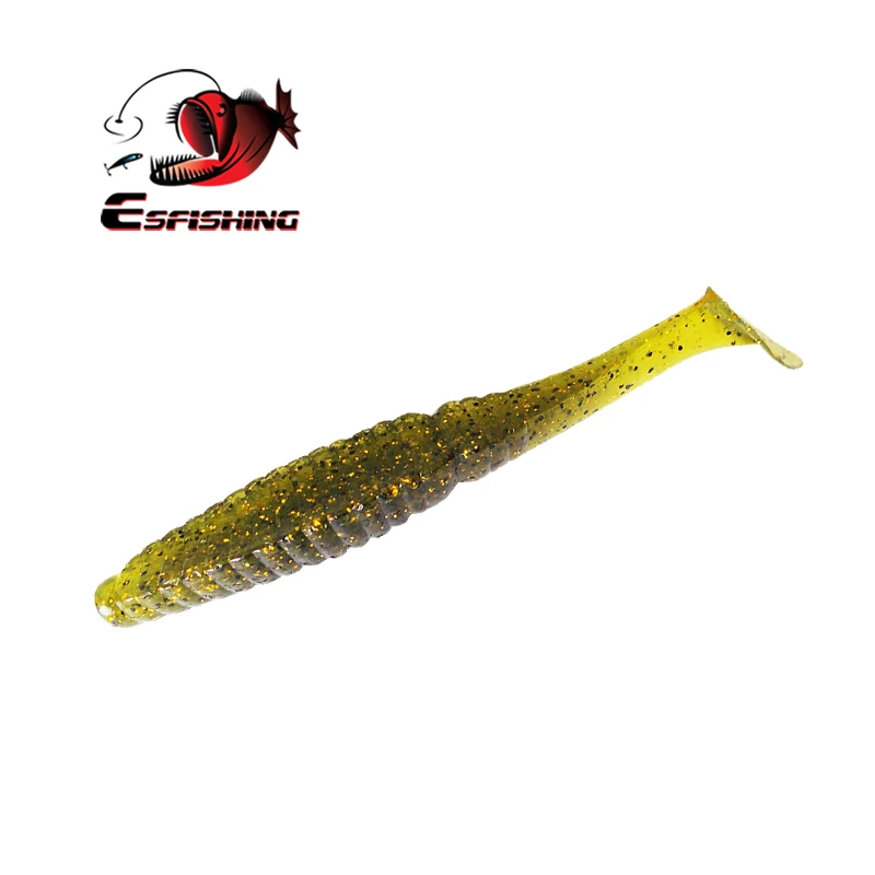 ESFISHING рыболовные приманки шатающиеся Shad 125 мм 4 шт. искусственные приманки Leurre Souple Iscas снасти воблеры для ловли карпа - Цвет: PA10